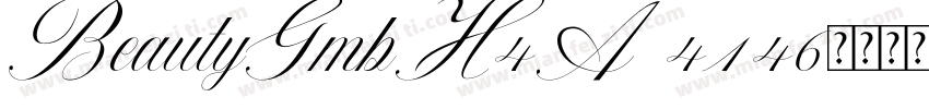 BeautyGmbH4A 4146字体转换